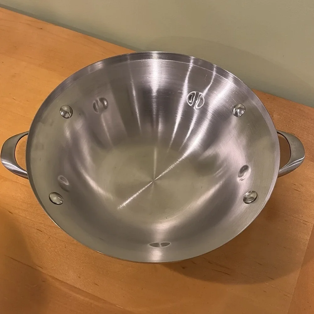 Calphalon #104 Stainless Steel Double Boiler Insert Dual Handles